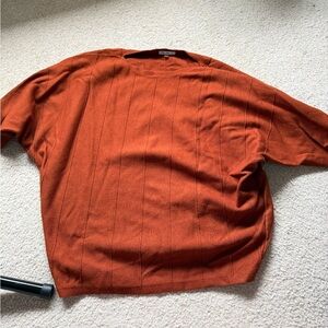 Rust Orange Women's Sweater